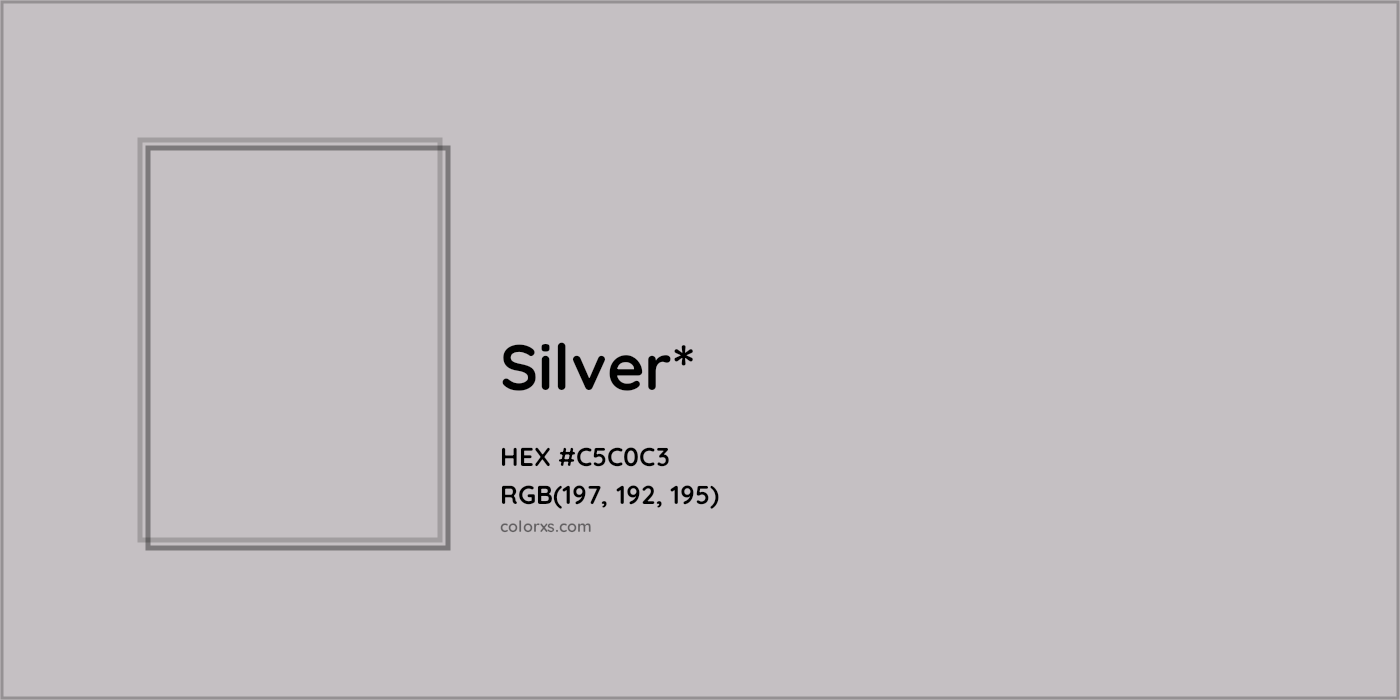 HEX #C5C0C3 Color Name, Color Code, Palettes, Similar Paints, Images