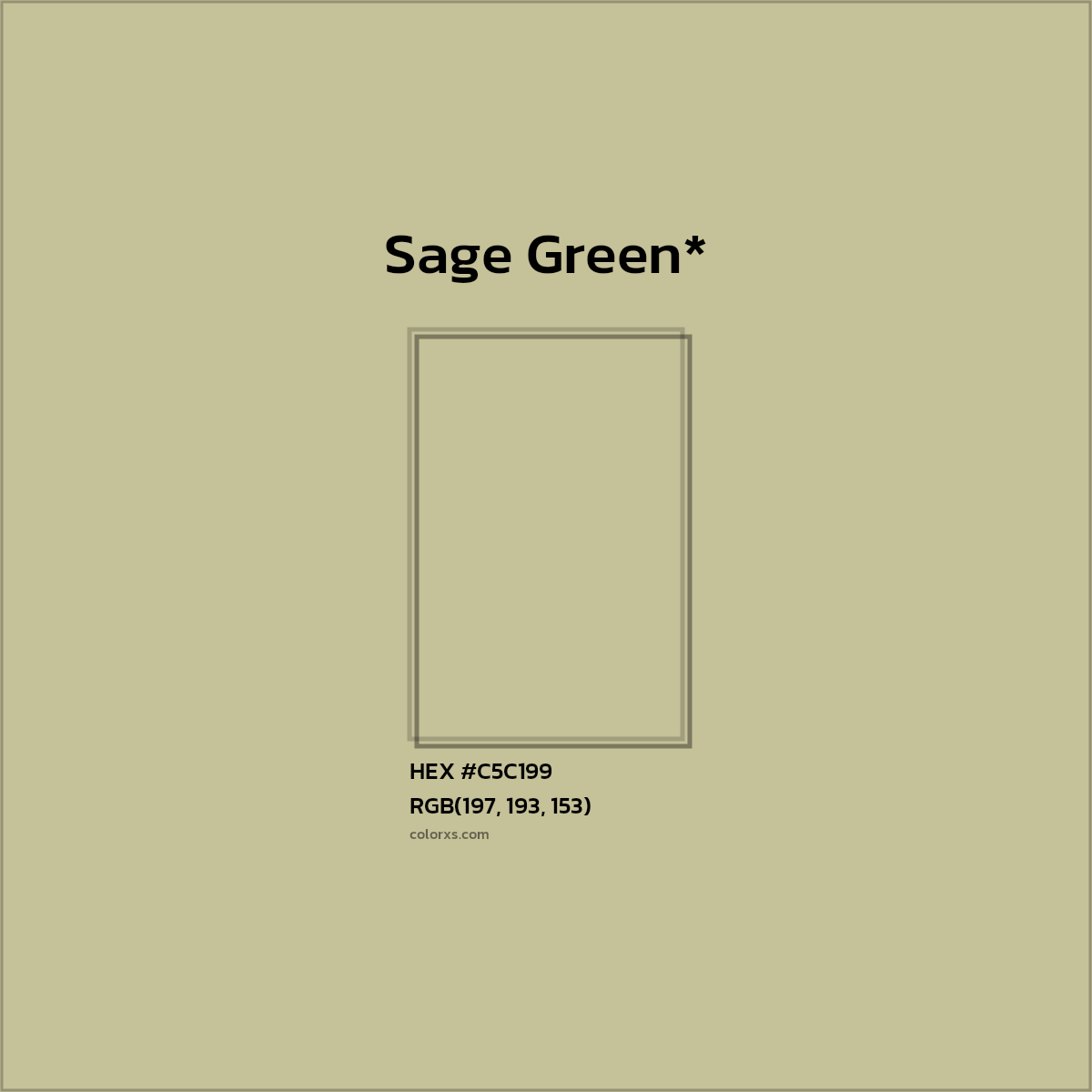 HEX #C5C199 Color Name, Color Code, Palettes, Similar Paints, Images