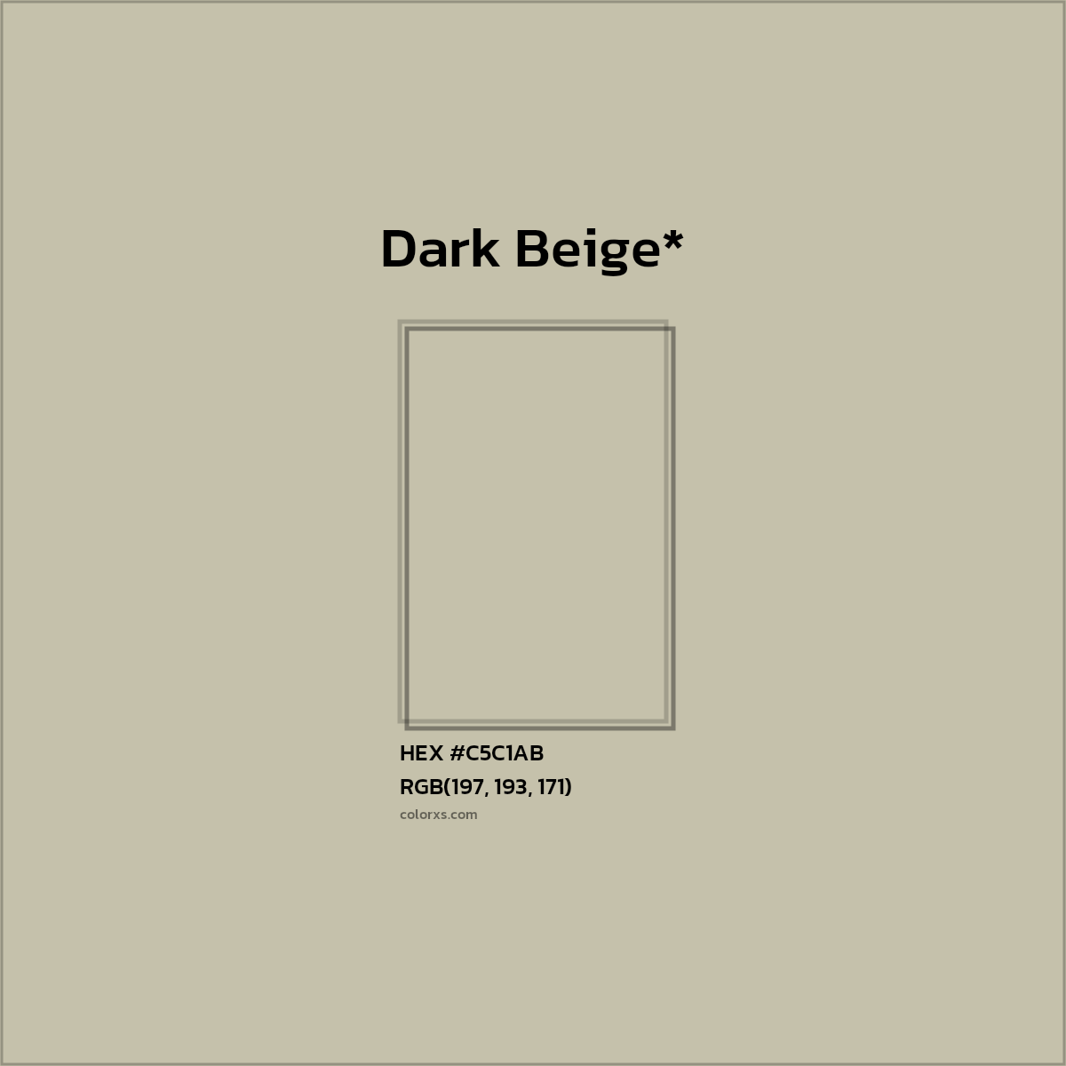 HEX #C5C1AB Color Name, Color Code, Palettes, Similar Paints, Images
