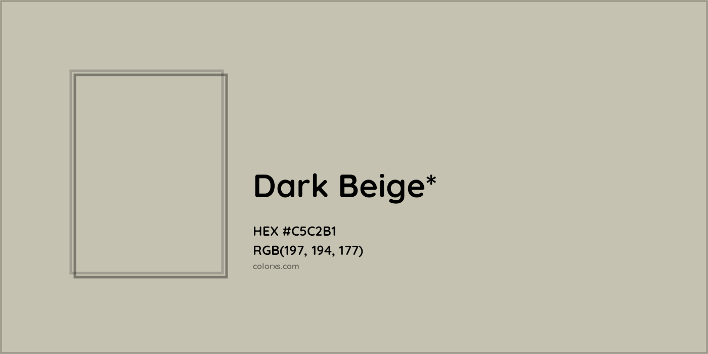 HEX #C5C2B1 Color Name, Color Code, Palettes, Similar Paints, Images