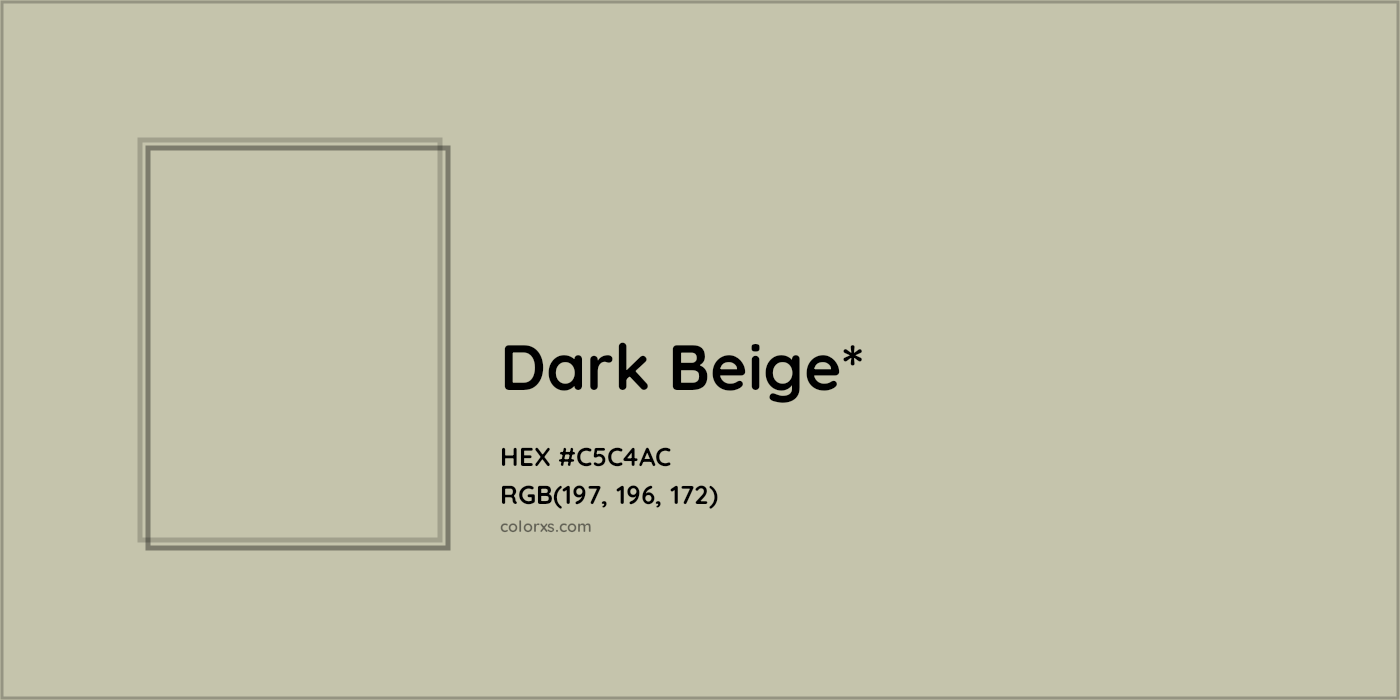 HEX #C5C4AC Color Name, Color Code, Palettes, Similar Paints, Images