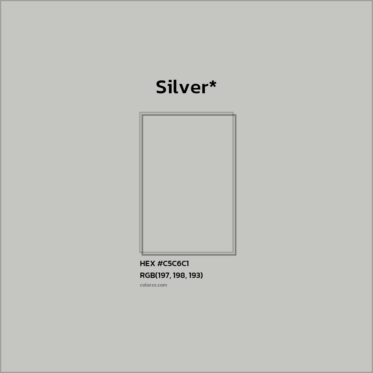 HEX #C5C6C1 Color Name, Color Code, Palettes, Similar Paints, Images