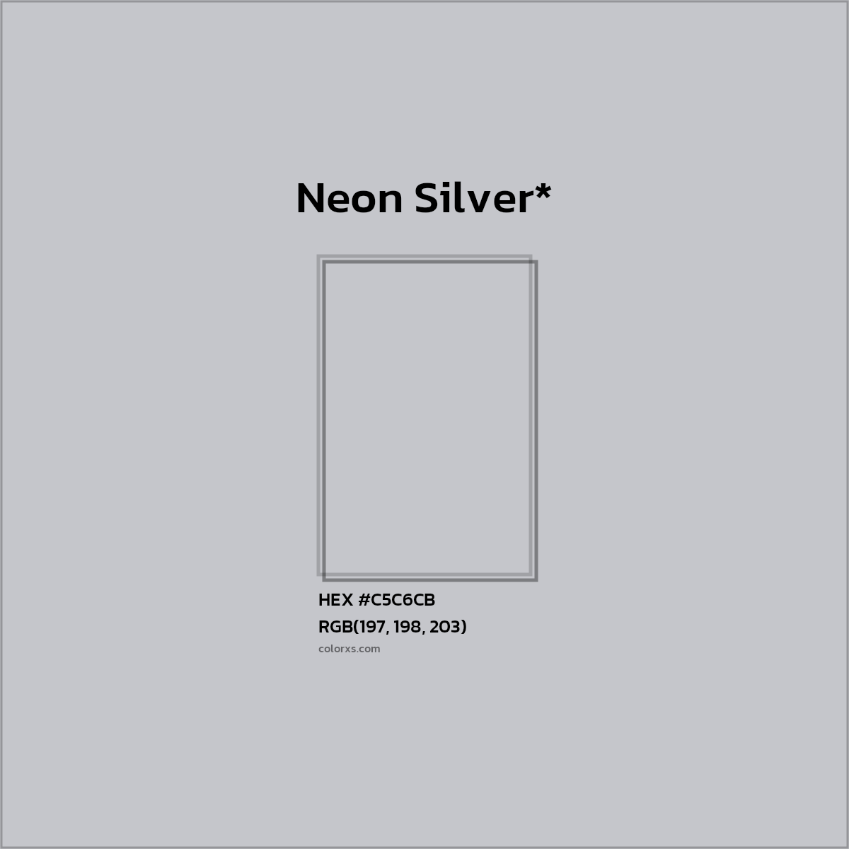 HEX #C5C6CB Color Name, Color Code, Palettes, Similar Paints, Images