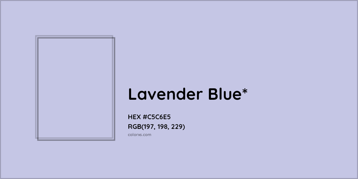 HEX #C5C6E5 Color Name, Color Code, Palettes, Similar Paints, Images