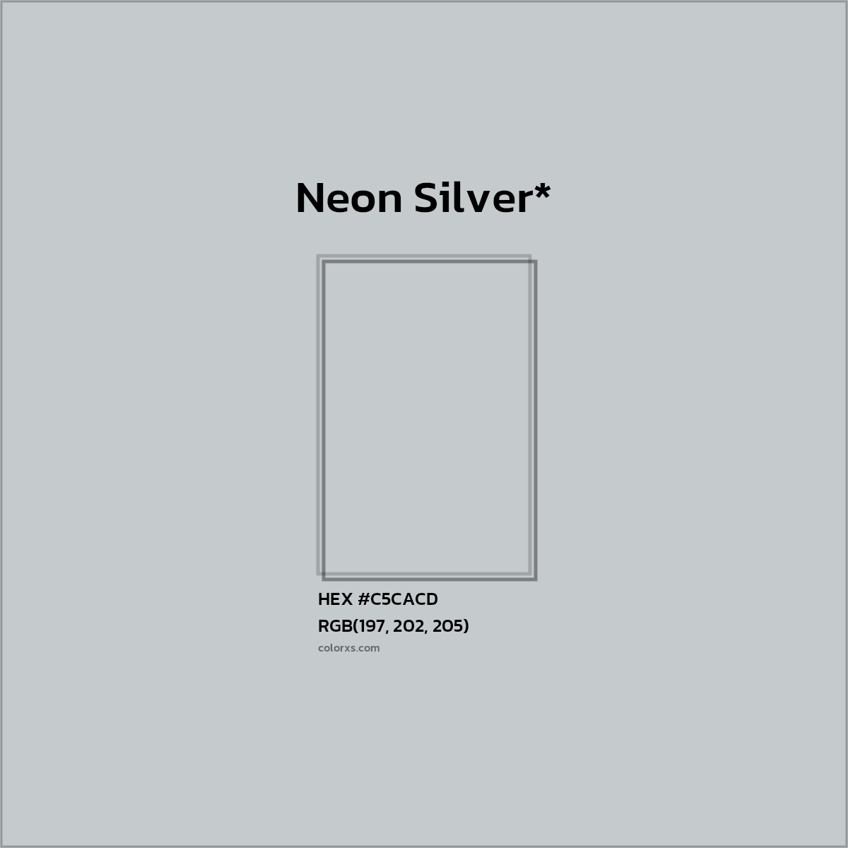 HEX #C5CACD Color Name, Color Code, Palettes, Similar Paints, Images