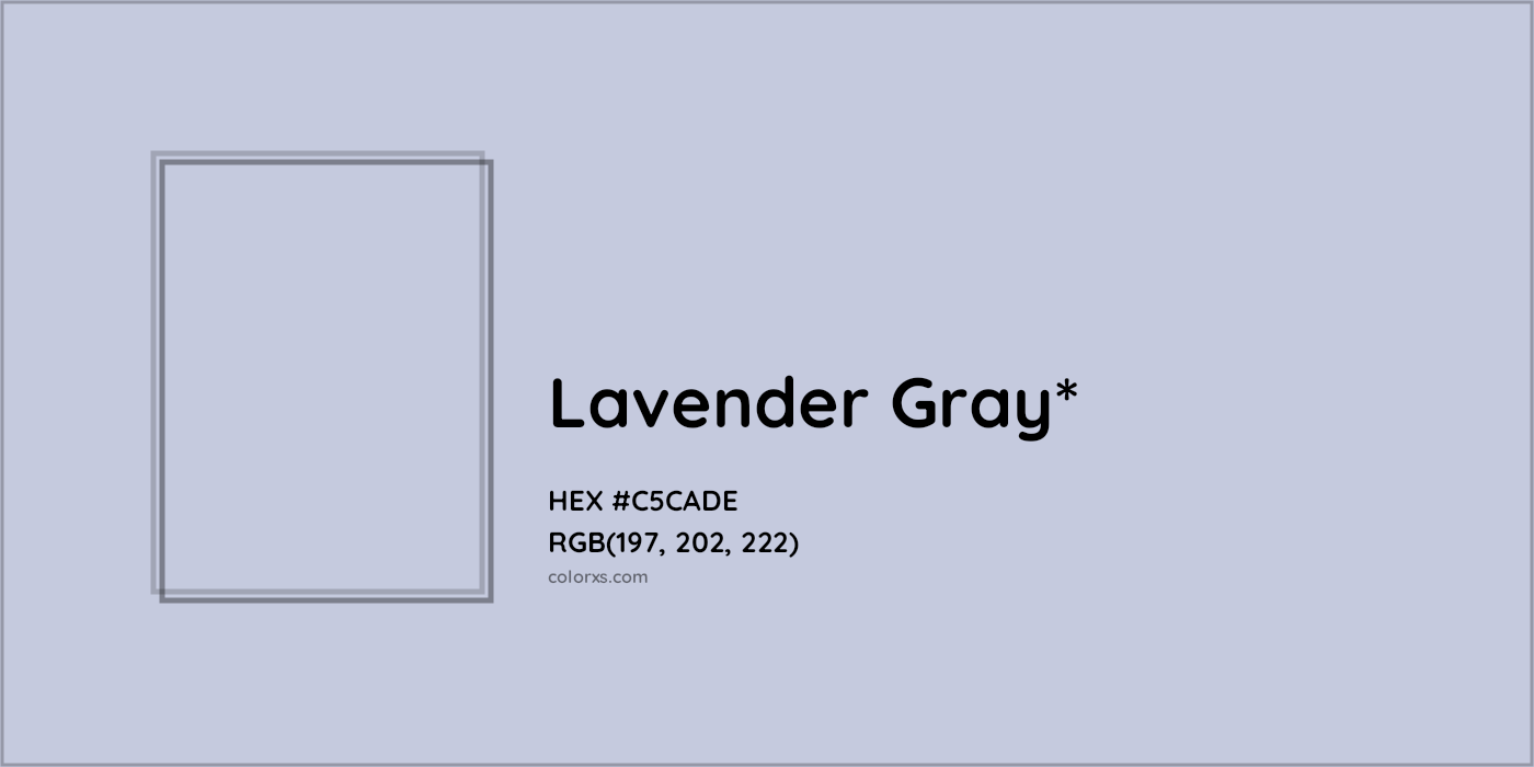 HEX #C5CADE Color Name, Color Code, Palettes, Similar Paints, Images