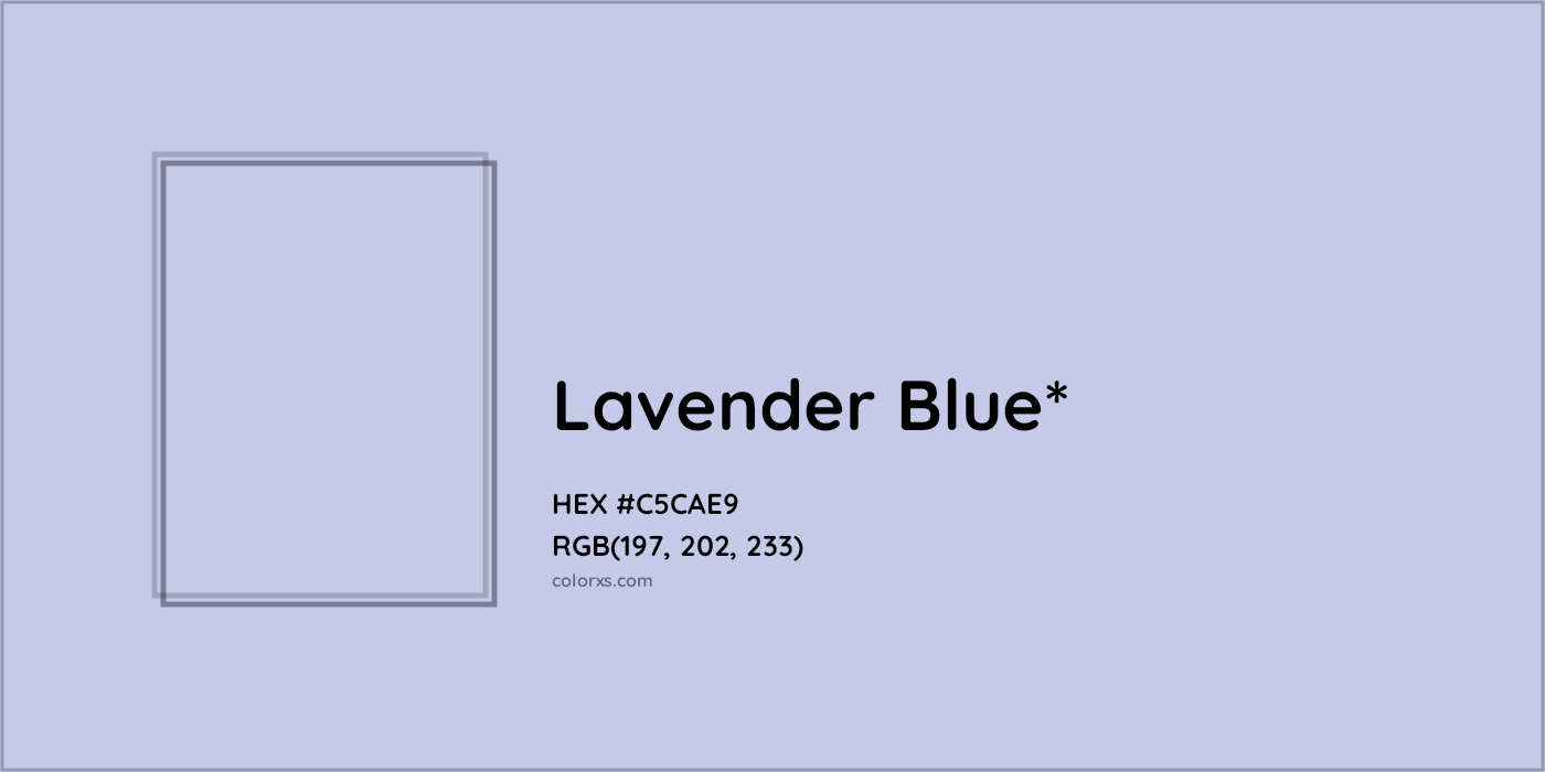 HEX #C5CAE9 Color Name, Color Code, Palettes, Similar Paints, Images