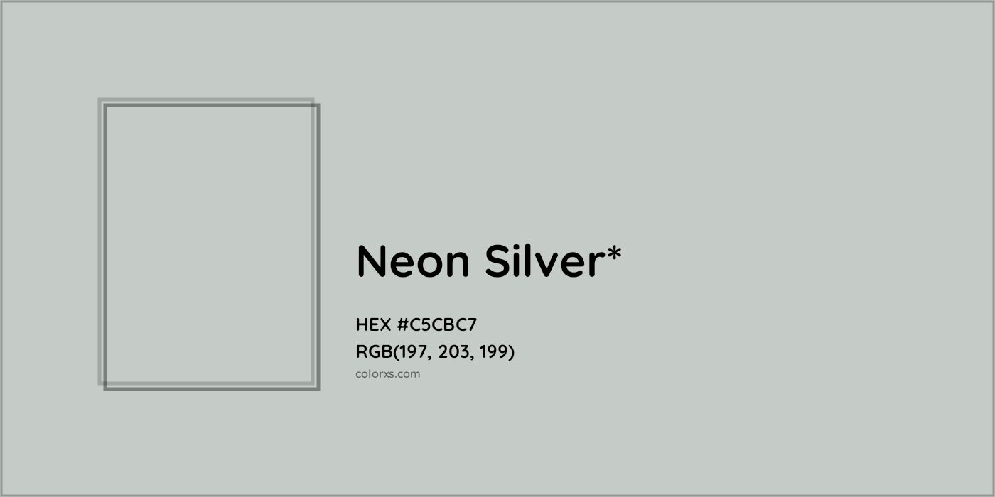 HEX #C5CBC7 Color Name, Color Code, Palettes, Similar Paints, Images