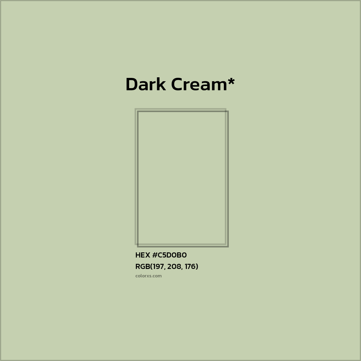 HEX #C5D0B0 Color Name, Color Code, Palettes, Similar Paints, Images