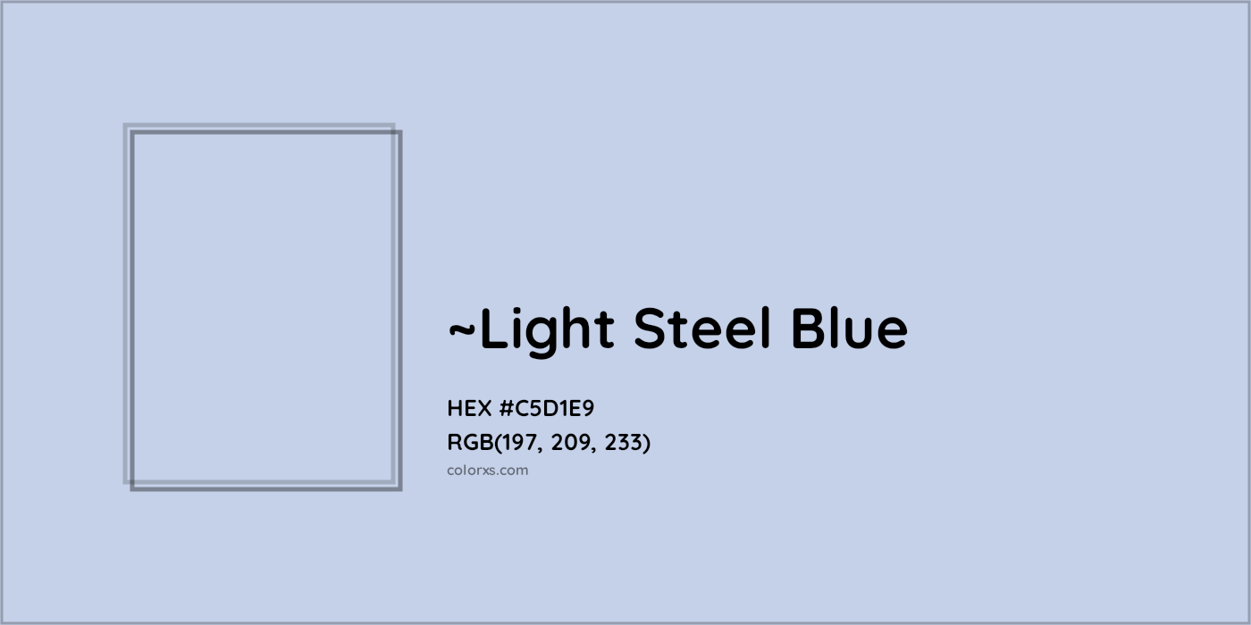 HEX #C5D1E9 Color Name, Color Code, Palettes, Similar Paints, Images