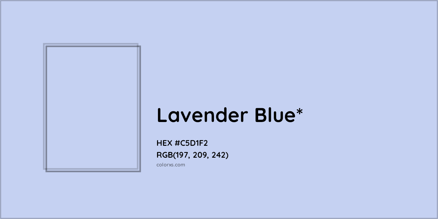 HEX #C5D1F2 Color Name, Color Code, Palettes, Similar Paints, Images