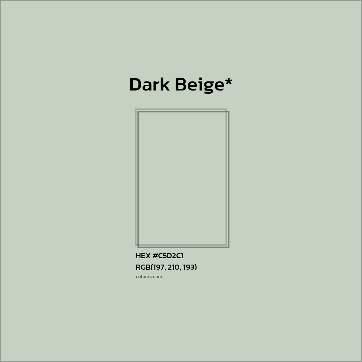 HEX #C5D2C1 Color Name, Color Code, Palettes, Similar Paints, Images