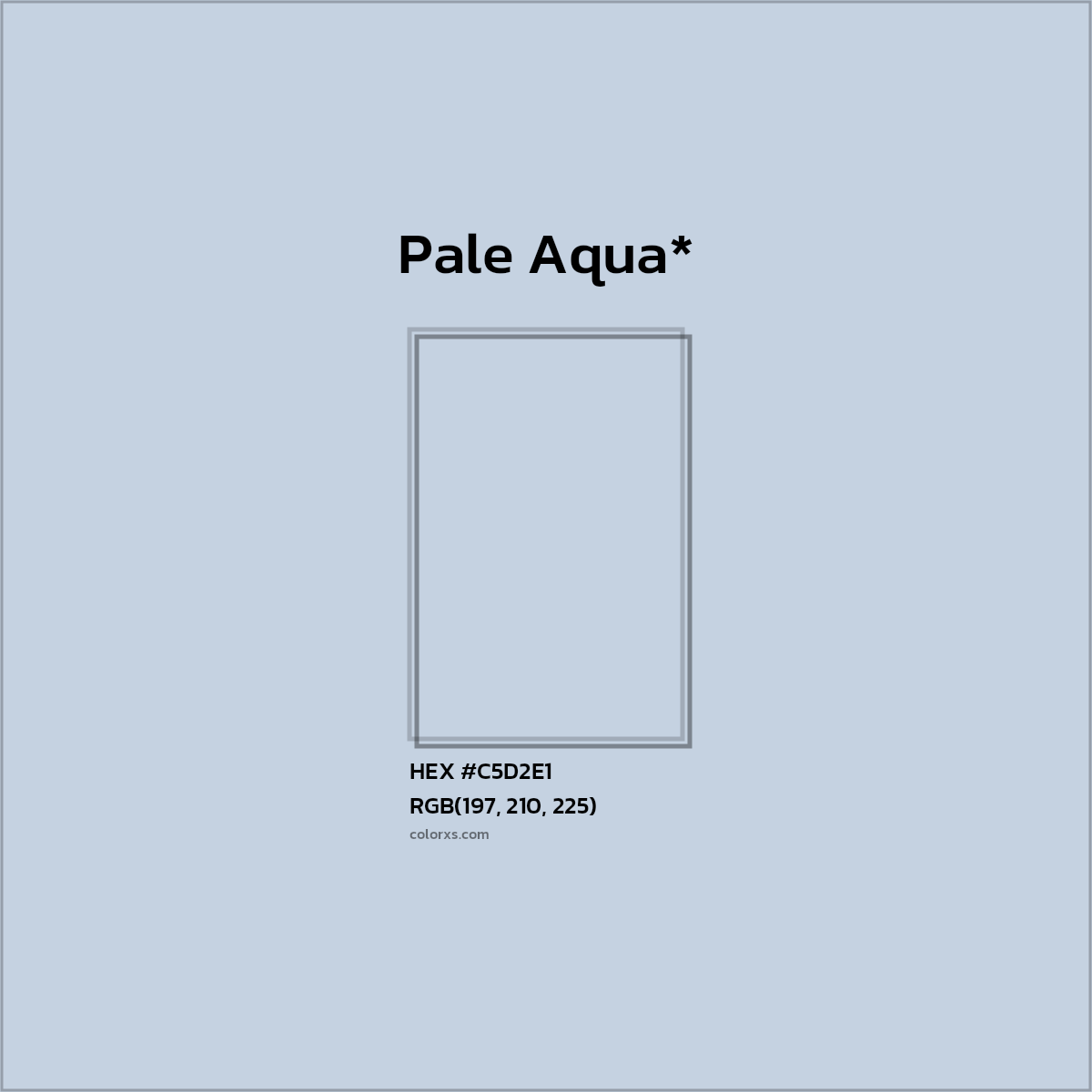 HEX #C5D2E1 Color Name, Color Code, Palettes, Similar Paints, Images