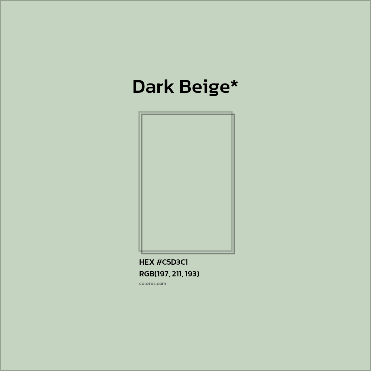 HEX #C5D3C1 Color Name, Color Code, Palettes, Similar Paints, Images