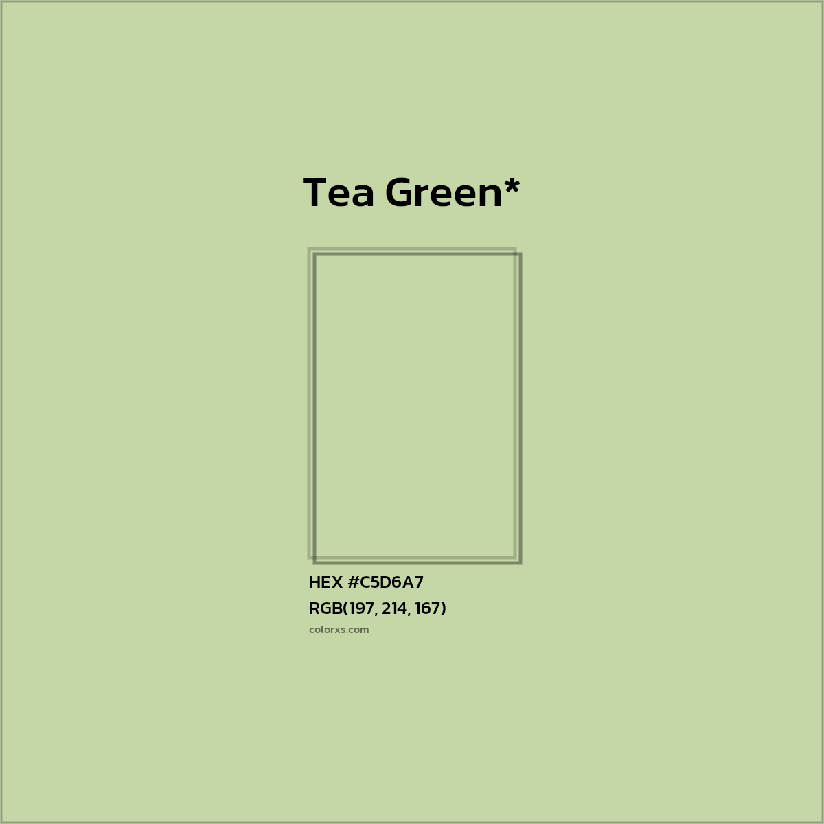 HEX #C5D6A7 Color Name, Color Code, Palettes, Similar Paints, Images