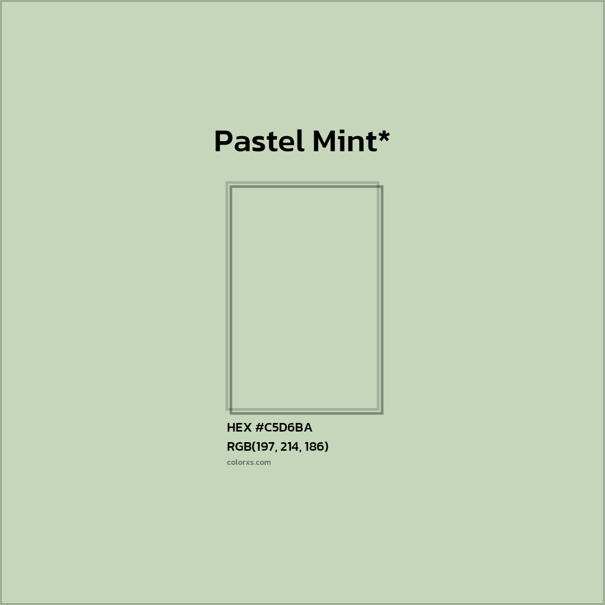 HEX #C5D6BA Color Name, Color Code, Palettes, Similar Paints, Images