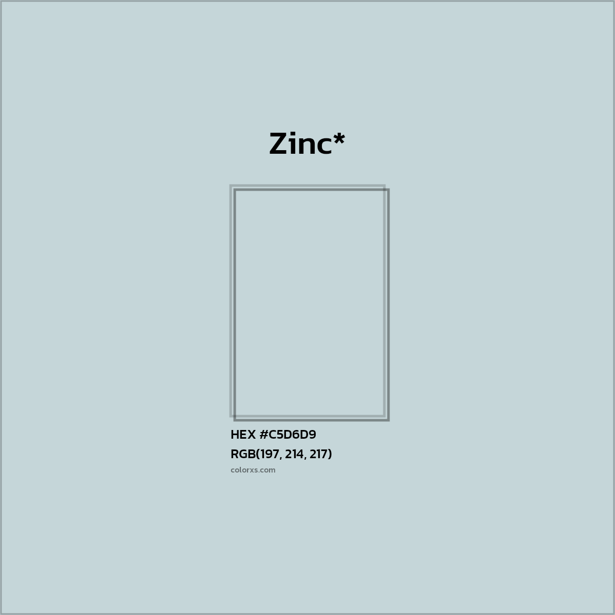 HEX #C5D6D9 Color Name, Color Code, Palettes, Similar Paints, Images