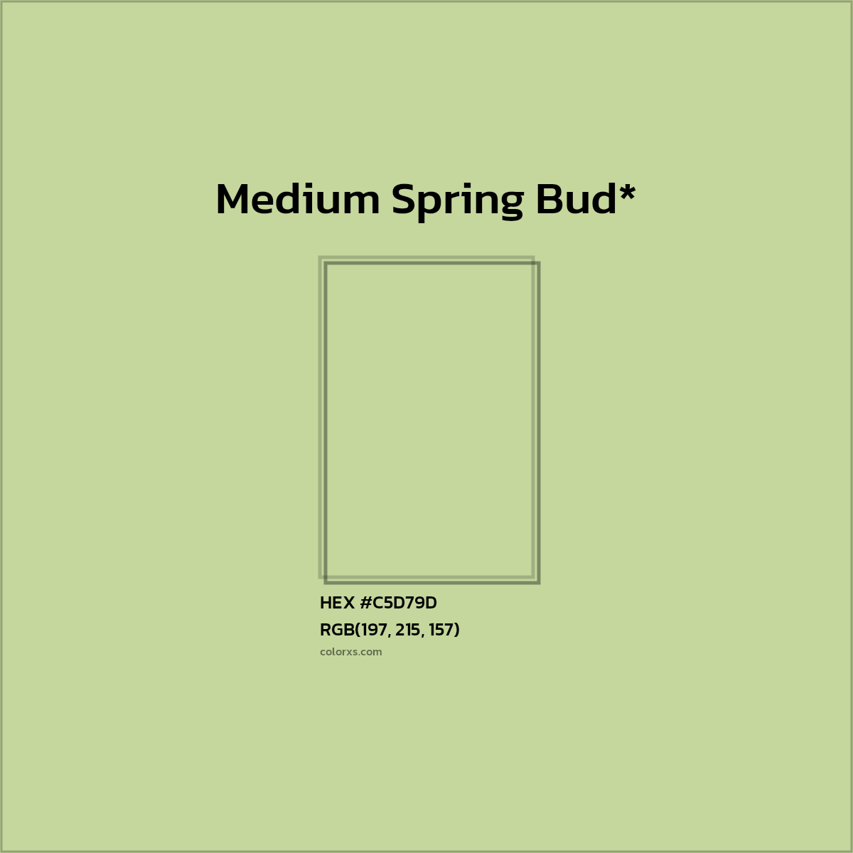 HEX #C5D79D Color Name, Color Code, Palettes, Similar Paints, Images