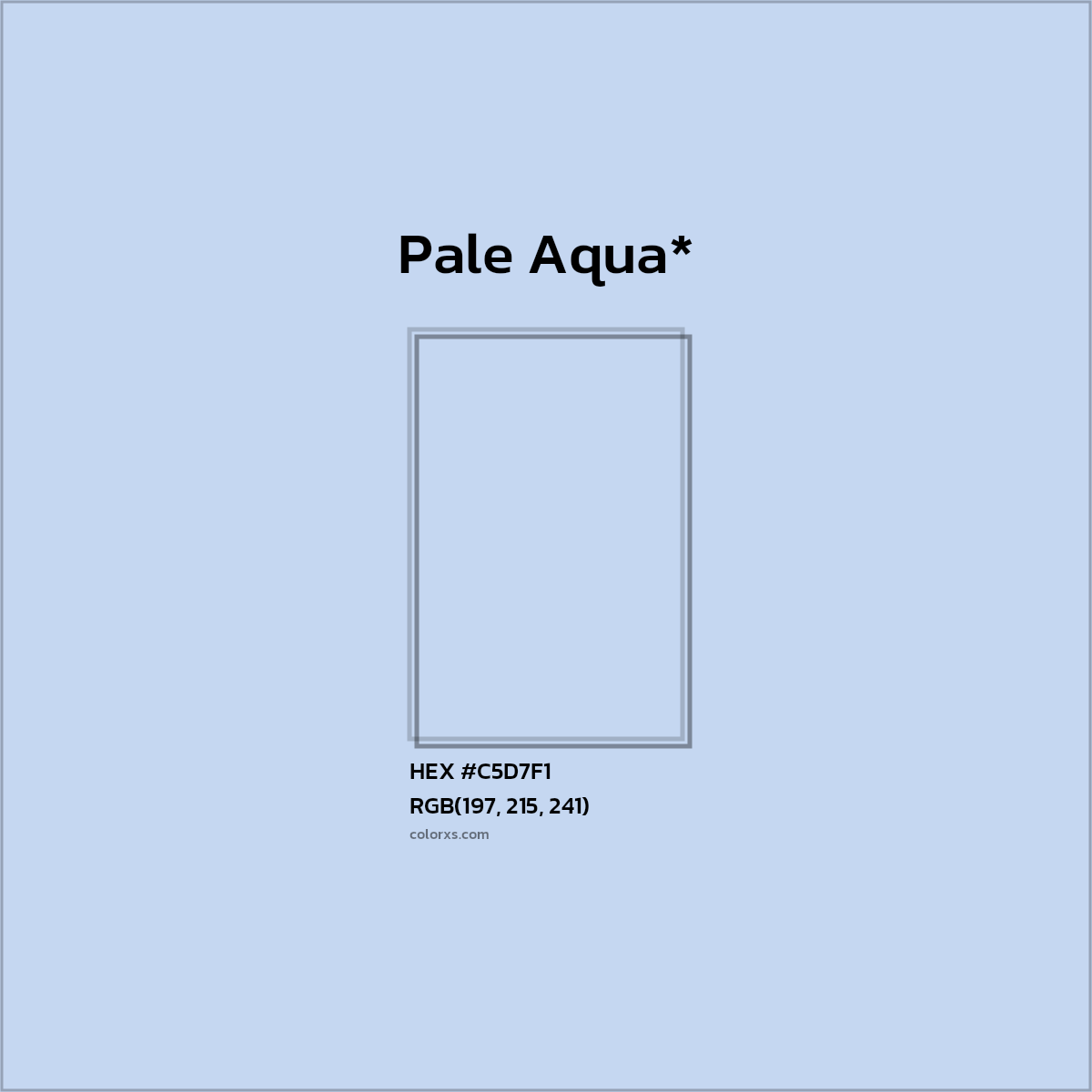 HEX #C5D7F1 Color Name, Color Code, Palettes, Similar Paints, Images