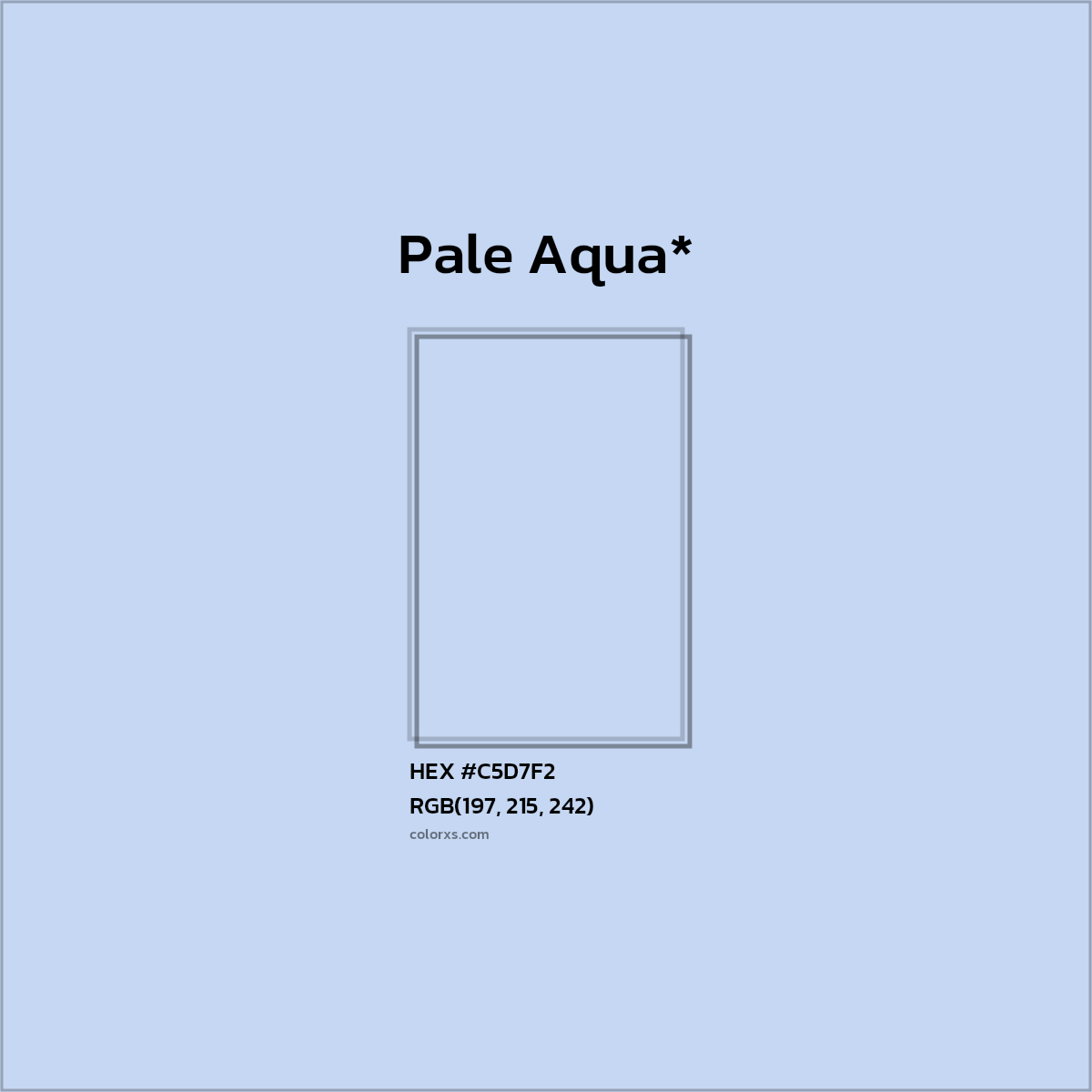 HEX #C5D7F2 Color Name, Color Code, Palettes, Similar Paints, Images
