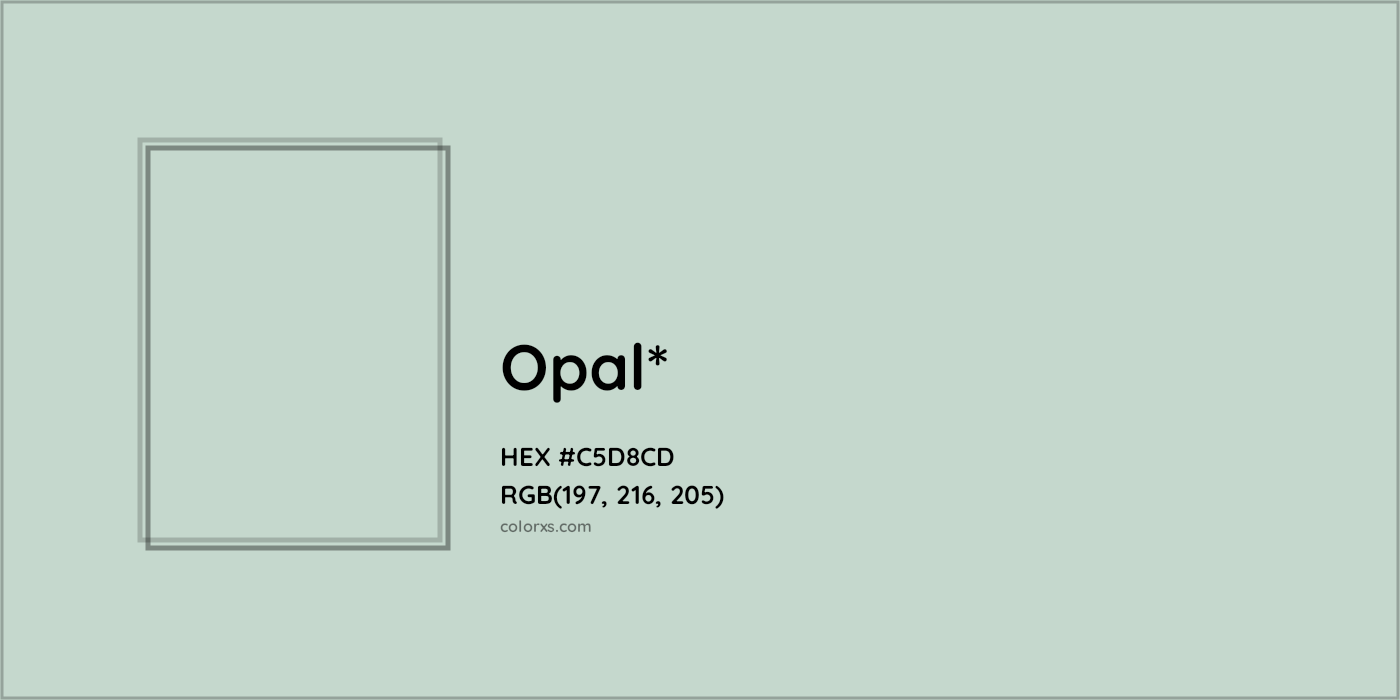 HEX #C5D8CD Color Name, Color Code, Palettes, Similar Paints, Images