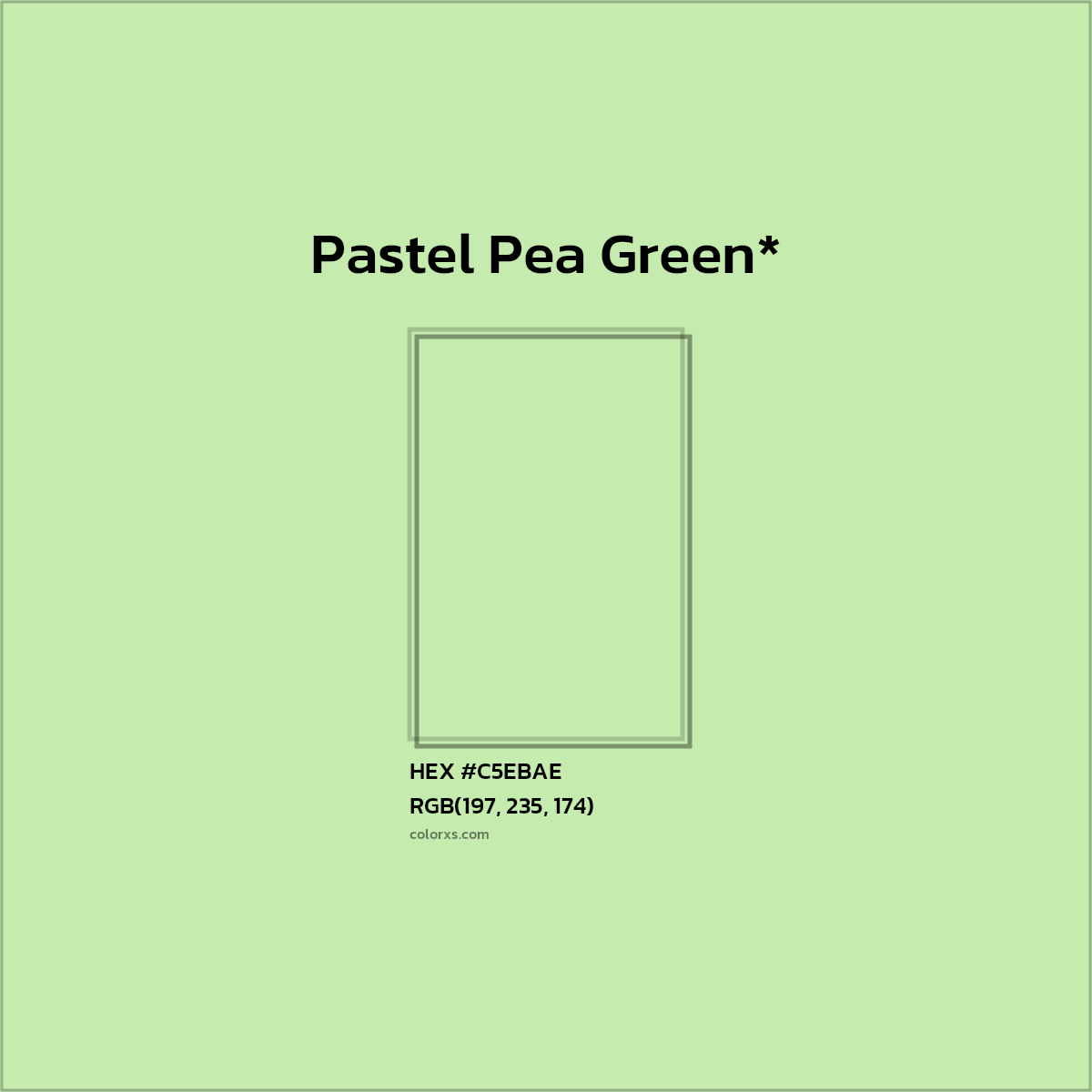 HEX #C5EBAE Color Name, Color Code, Palettes, Similar Paints, Images