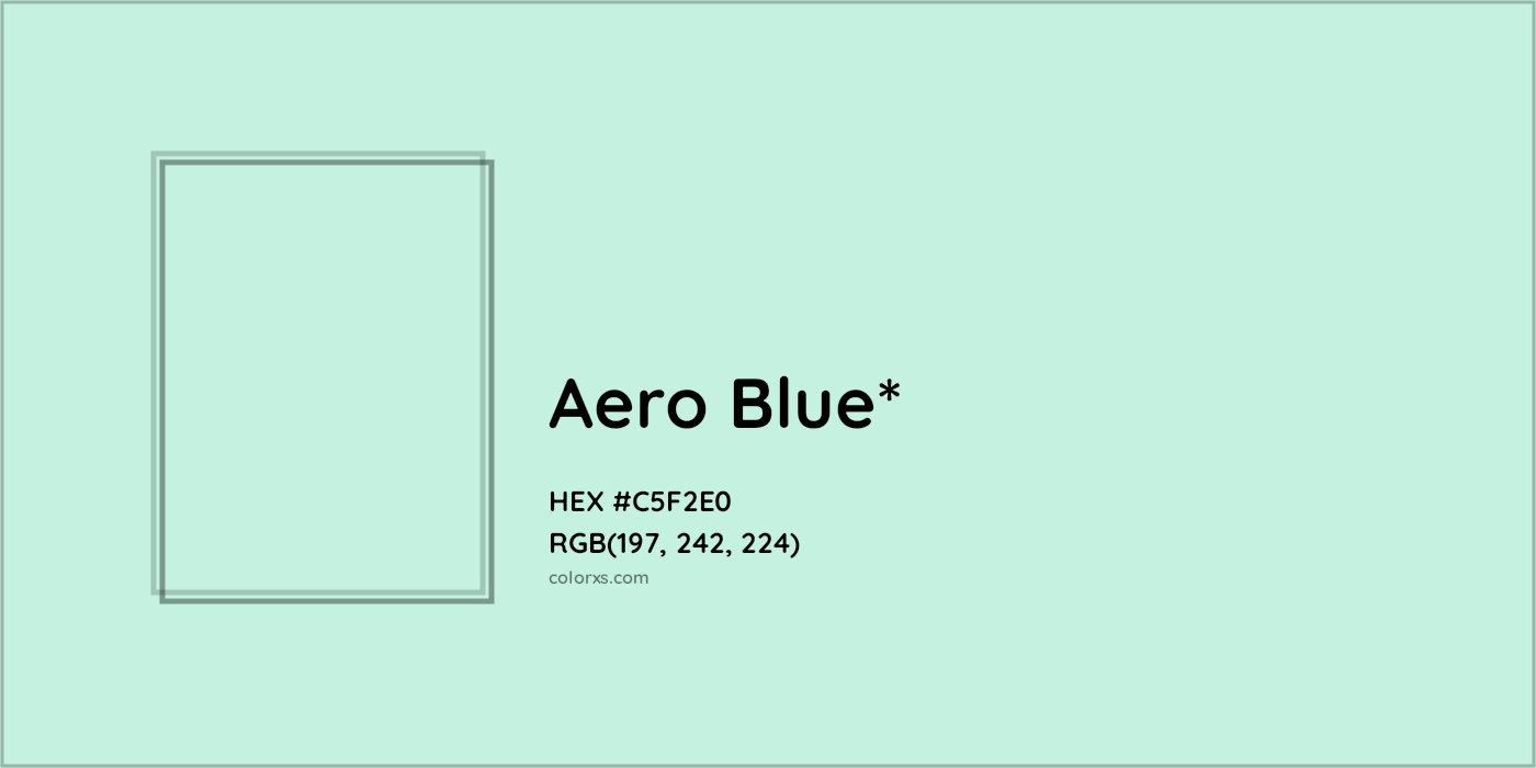 HEX #C5F2E0 Color Name, Color Code, Palettes, Similar Paints, Images