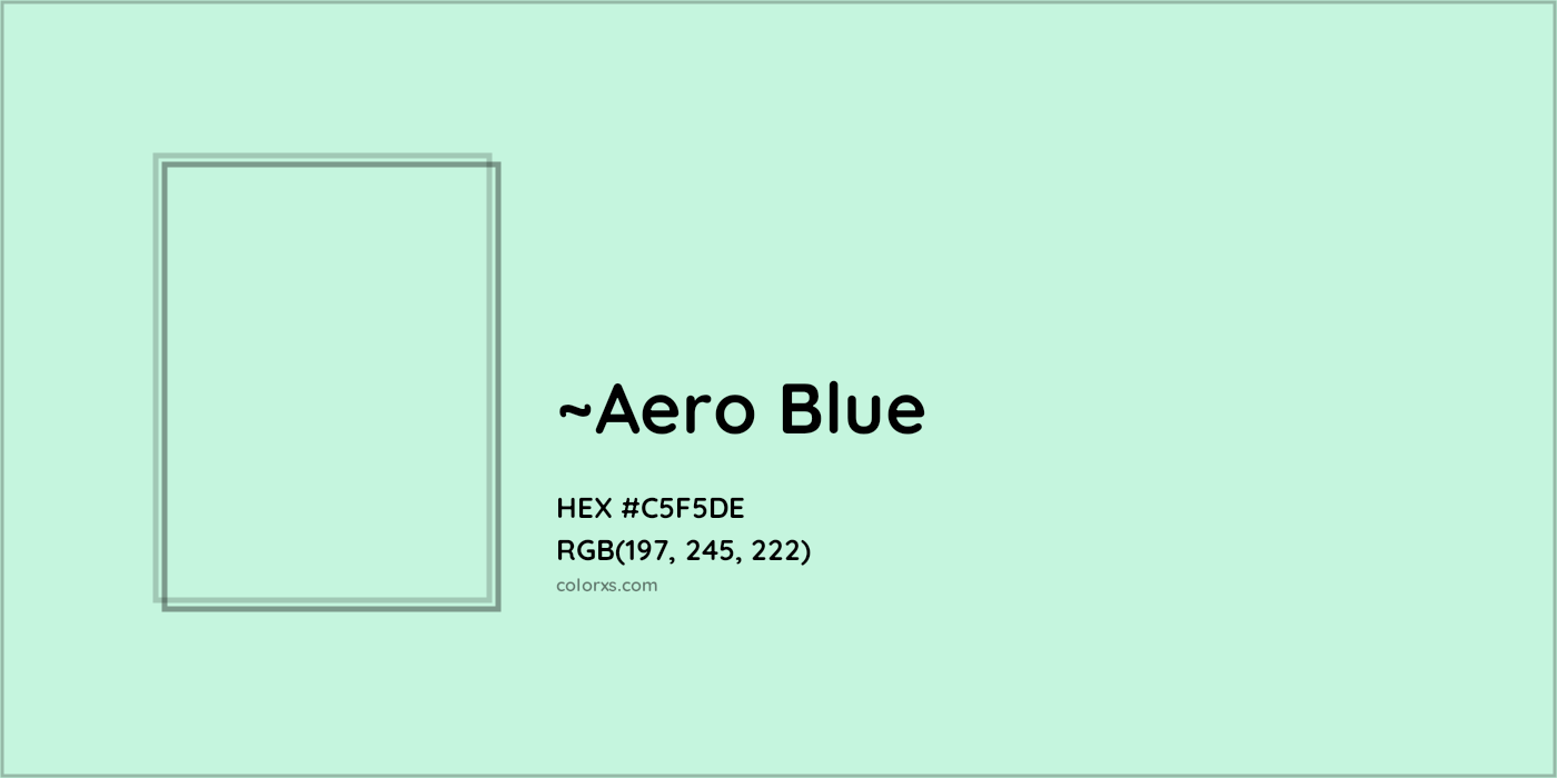 HEX #C5F5DE Color Name, Color Code, Palettes, Similar Paints, Images