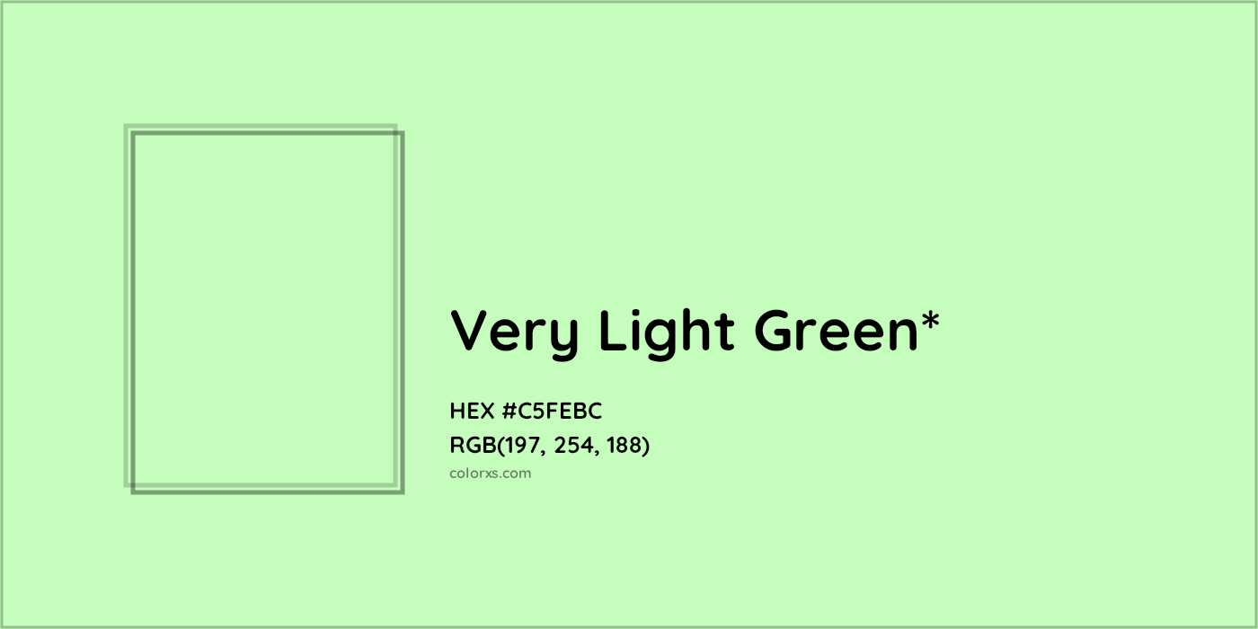 HEX #C5FEBC Color Name, Color Code, Palettes, Similar Paints, Images