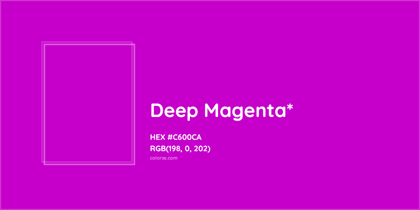 HEX #C600CA Color Name, Color Code, Palettes, Similar Paints, Images