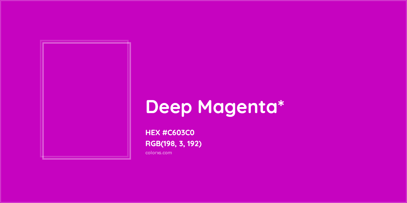 HEX #C603C0 Color Name, Color Code, Palettes, Similar Paints, Images