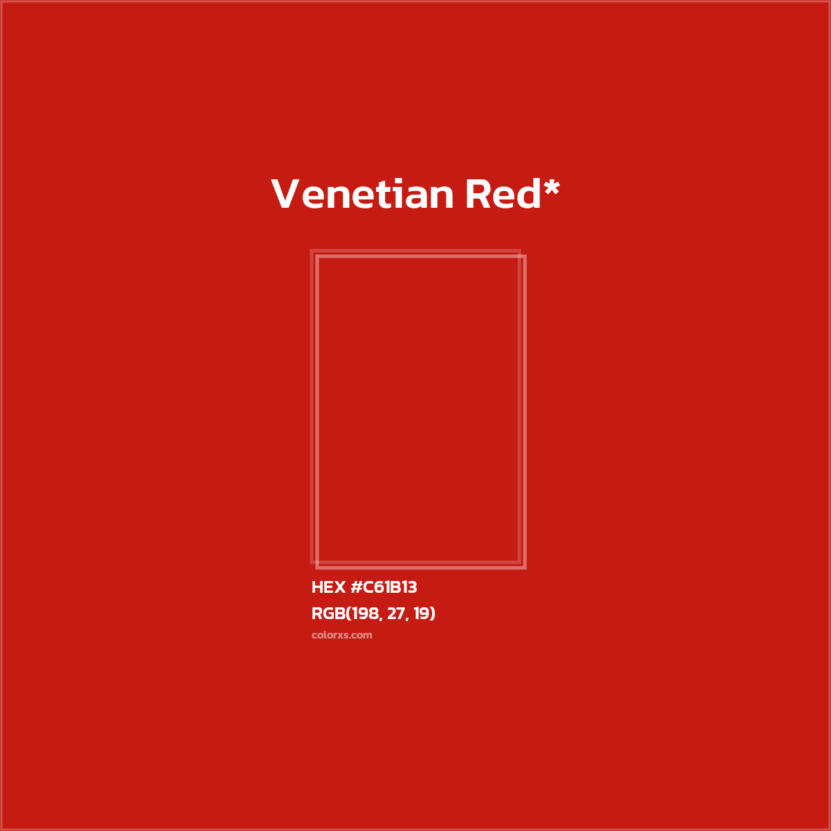 HEX #C61B13 Color Name, Color Code, Palettes, Similar Paints, Images