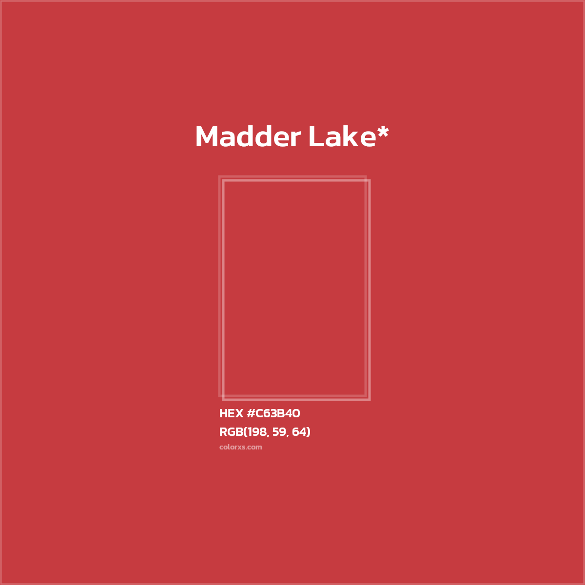 HEX #C63B40 Color Name, Color Code, Palettes, Similar Paints, Images