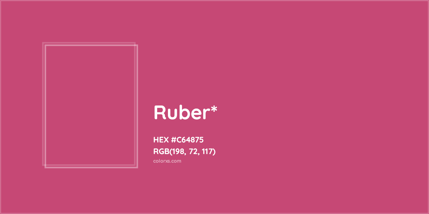 HEX #C64875 Color Name, Color Code, Palettes, Similar Paints, Images
