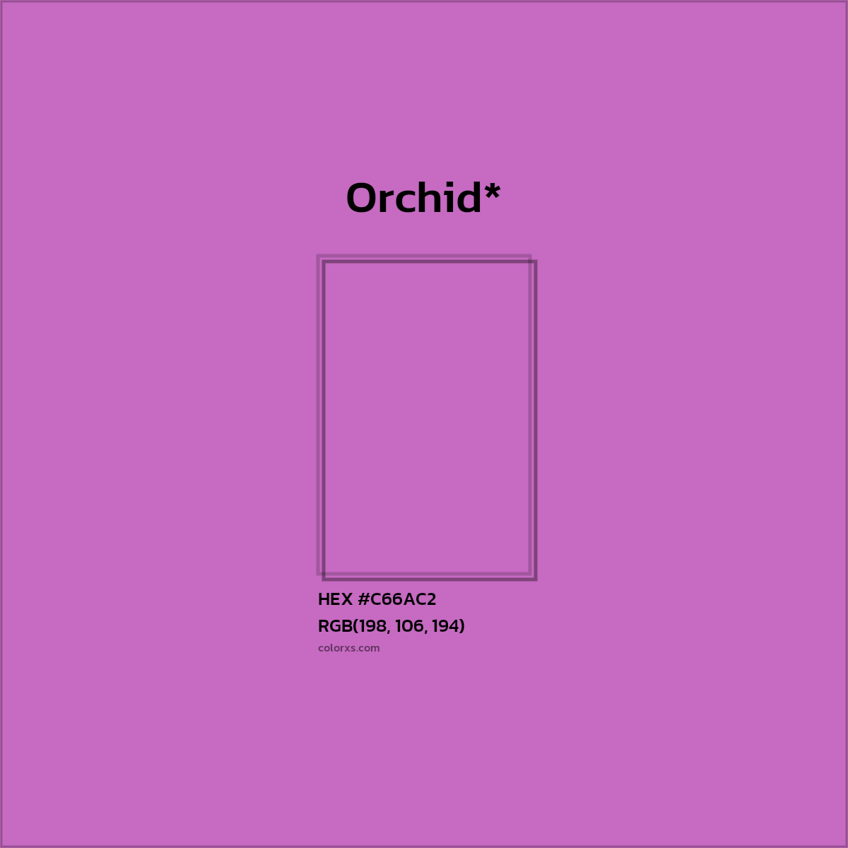HEX #C66AC2 Color Name, Color Code, Palettes, Similar Paints, Images