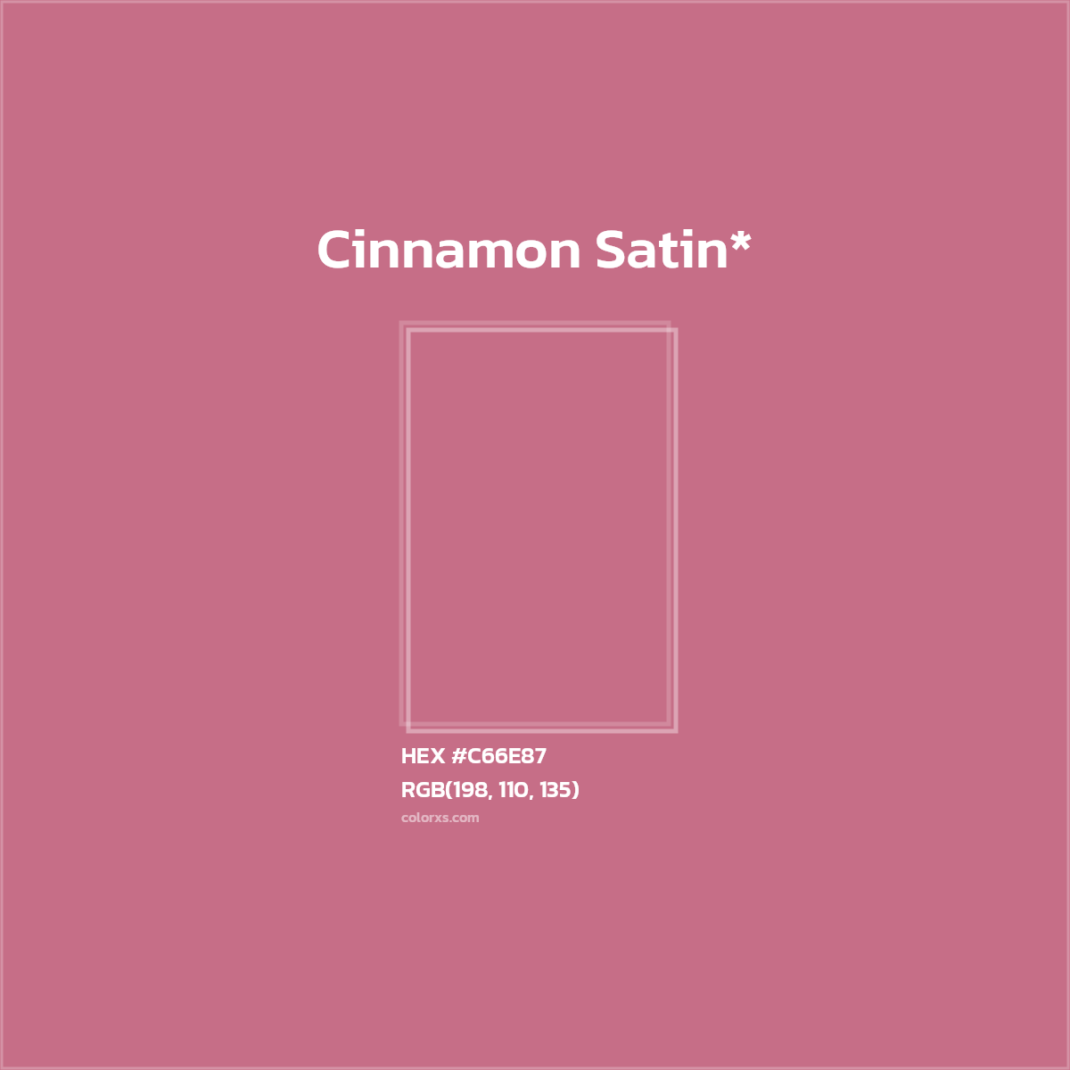 HEX #C66E87 Color Name, Color Code, Palettes, Similar Paints, Images