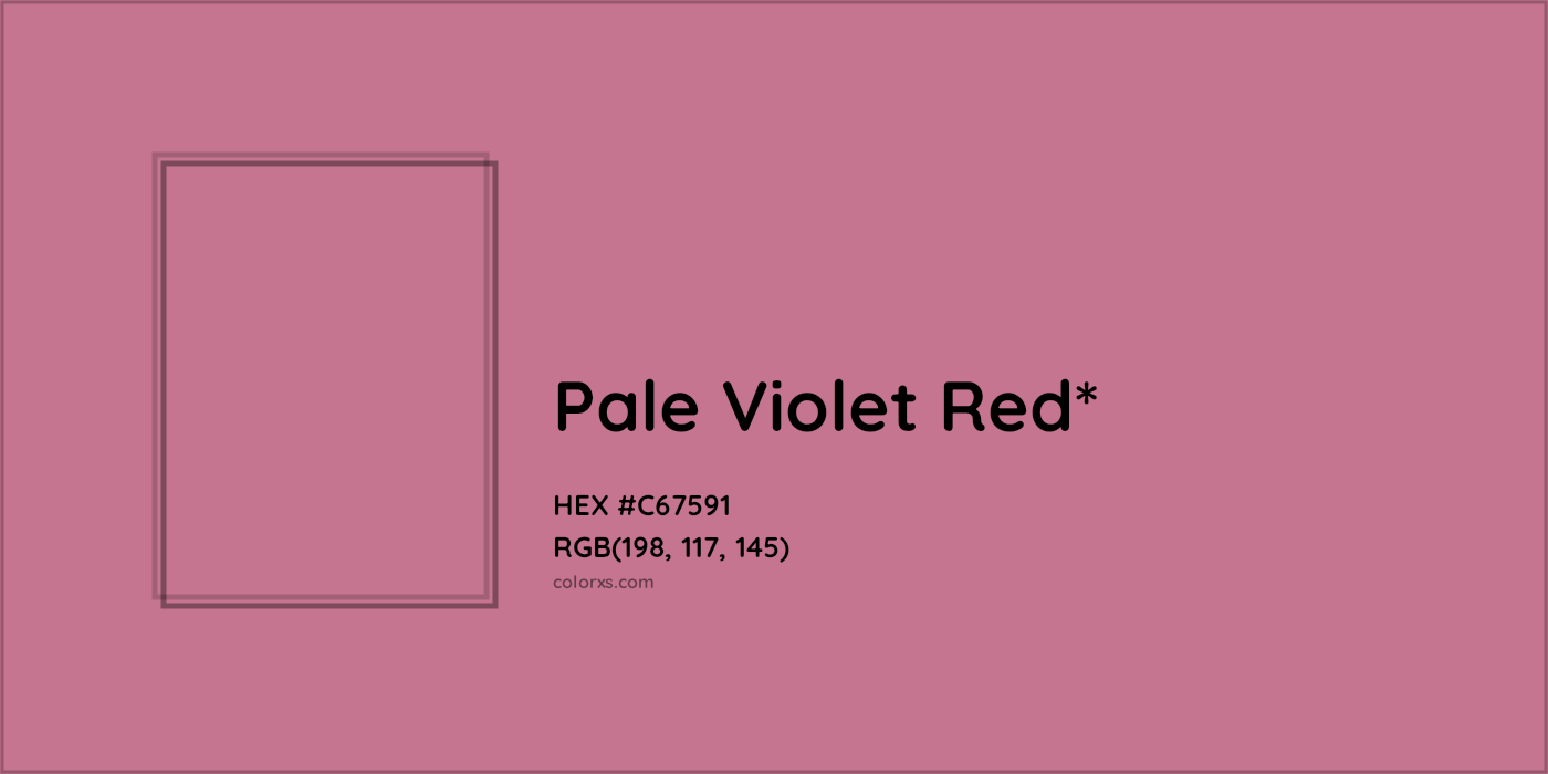 HEX #C67591 Color Name, Color Code, Palettes, Similar Paints, Images