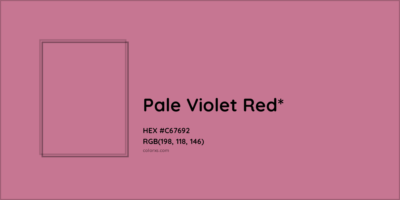 HEX #C67692 Color Name, Color Code, Palettes, Similar Paints, Images