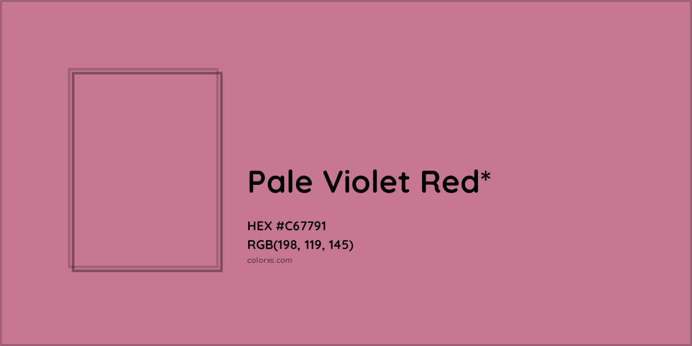 HEX #C67791 Color Name, Color Code, Palettes, Similar Paints, Images