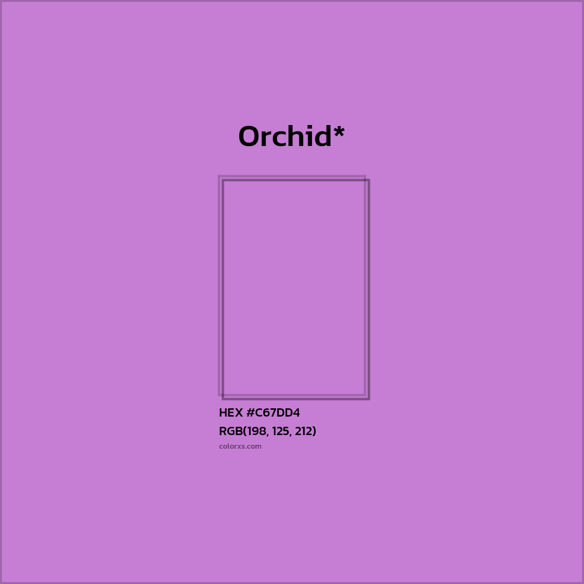 HEX #C67DD4 Color Name, Color Code, Palettes, Similar Paints, Images