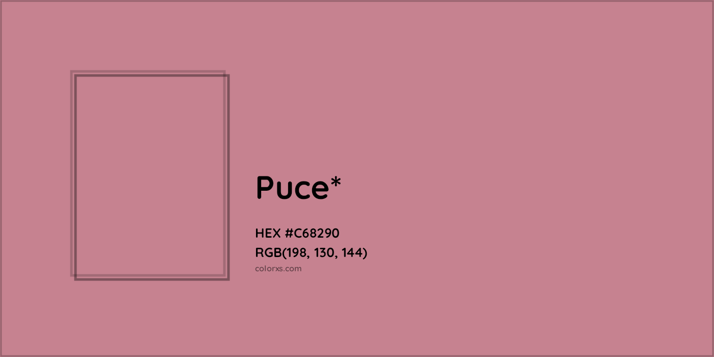 HEX #C68290 Color Name, Color Code, Palettes, Similar Paints, Images