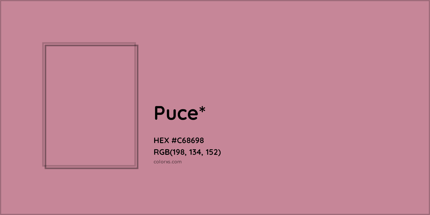 HEX #C68698 Color Name, Color Code, Palettes, Similar Paints, Images