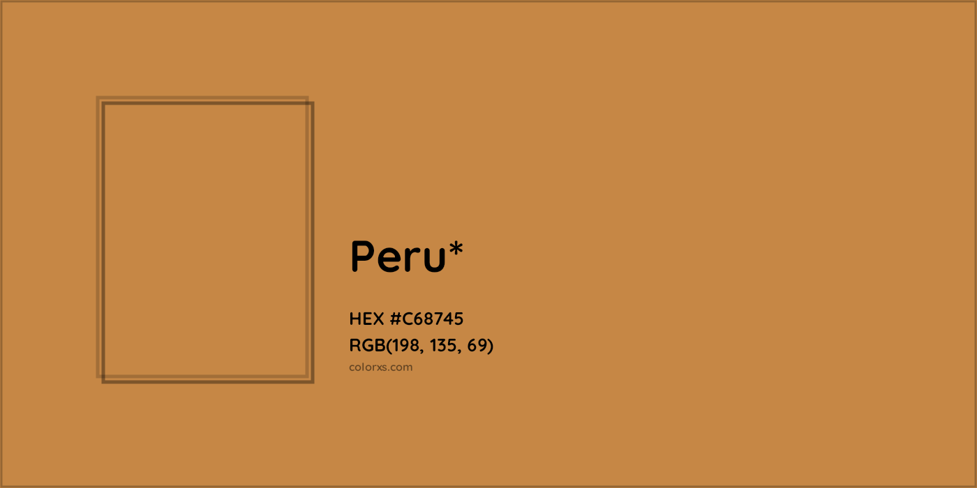 HEX #C68745 Color Name, Color Code, Palettes, Similar Paints, Images