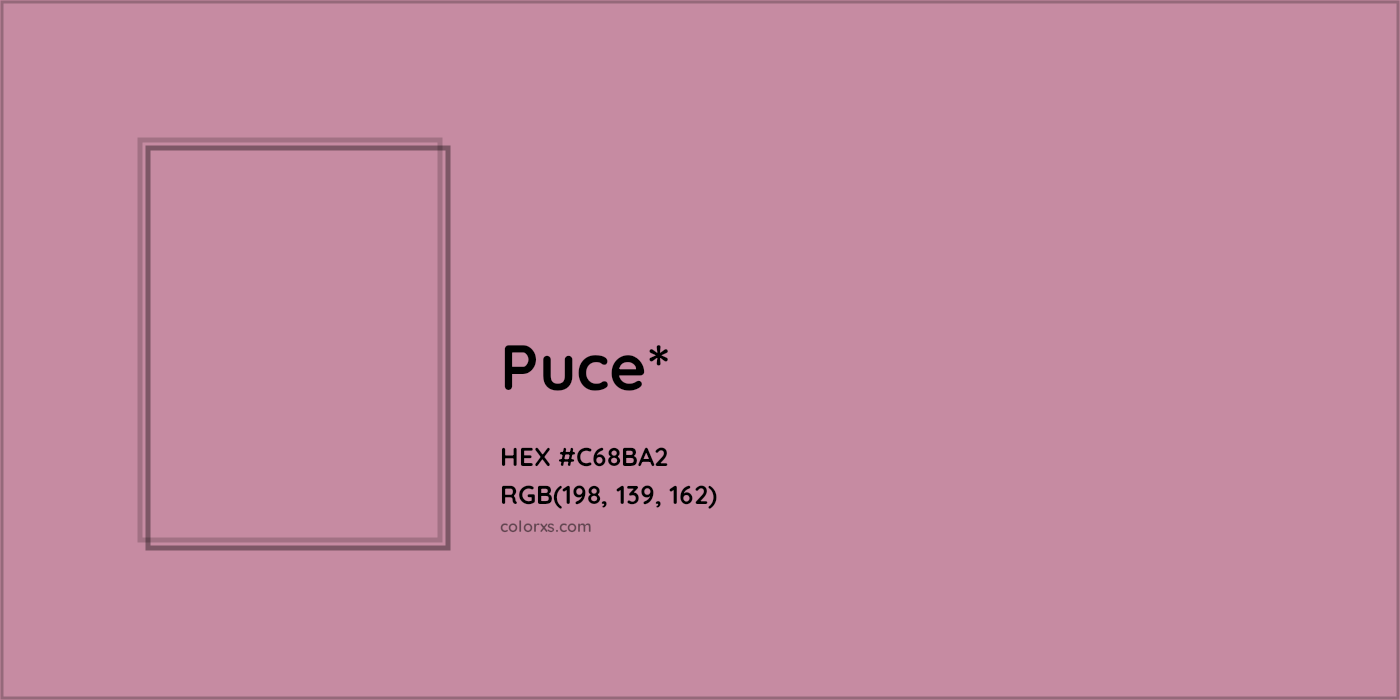 HEX #C68BA2 Color Name, Color Code, Palettes, Similar Paints, Images