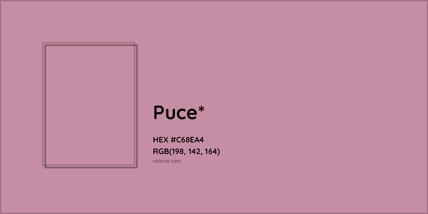HEX #C68EA4 Color Name, Color Code, Palettes, Similar Paints, Images