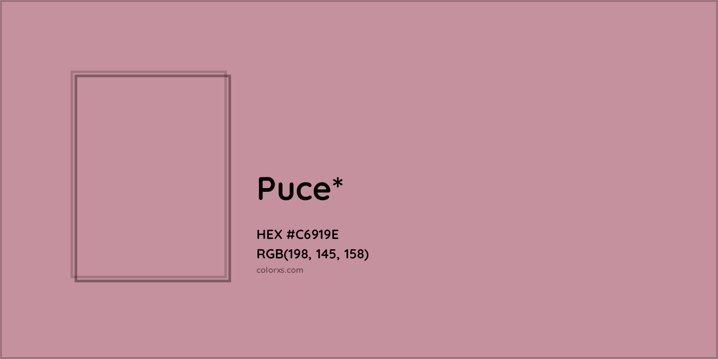 HEX #C6919E Color Name, Color Code, Palettes, Similar Paints, Images