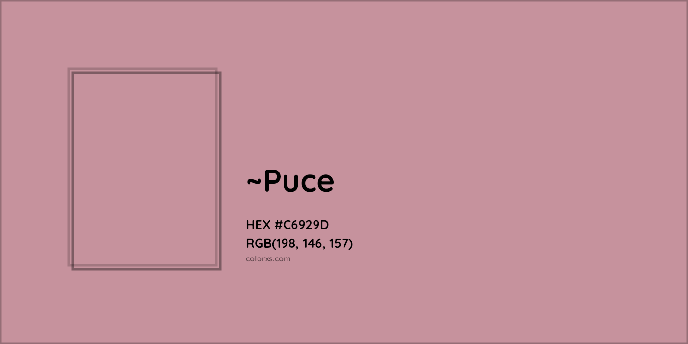 HEX #C6929D Color Name, Color Code, Palettes, Similar Paints, Images