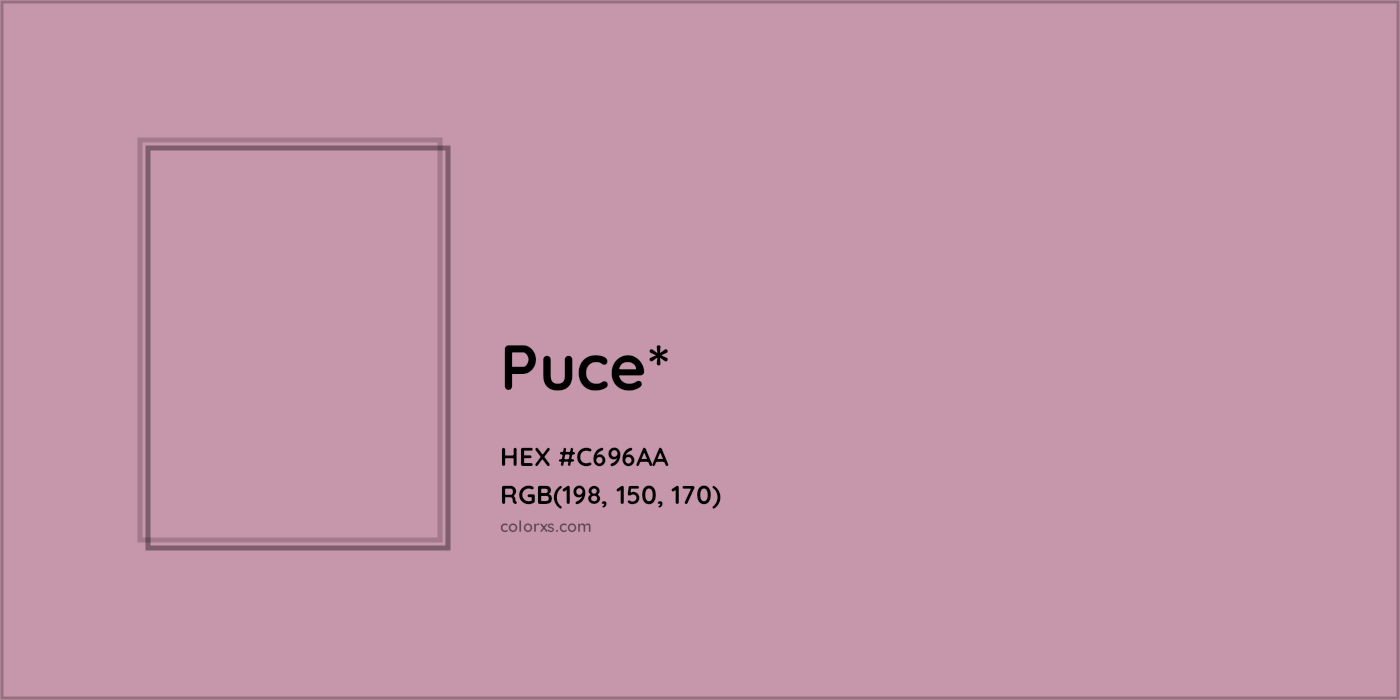 HEX #C696AA Color Name, Color Code, Palettes, Similar Paints, Images