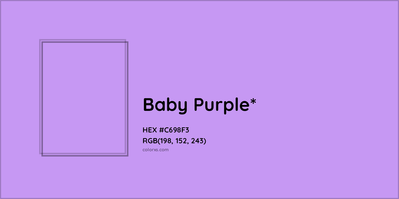 HEX #C698F3 Color Name, Color Code, Palettes, Similar Paints, Images