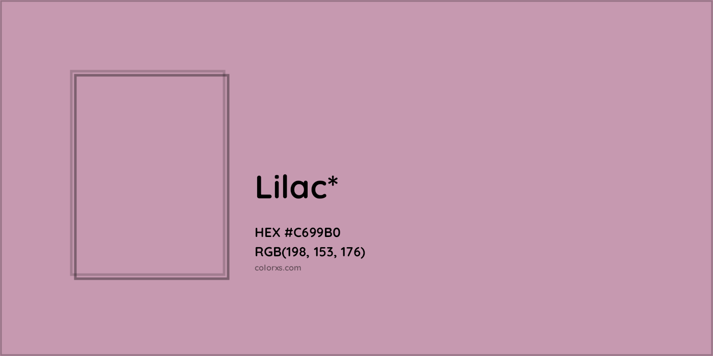 HEX #C699B0 Color Name, Color Code, Palettes, Similar Paints, Images